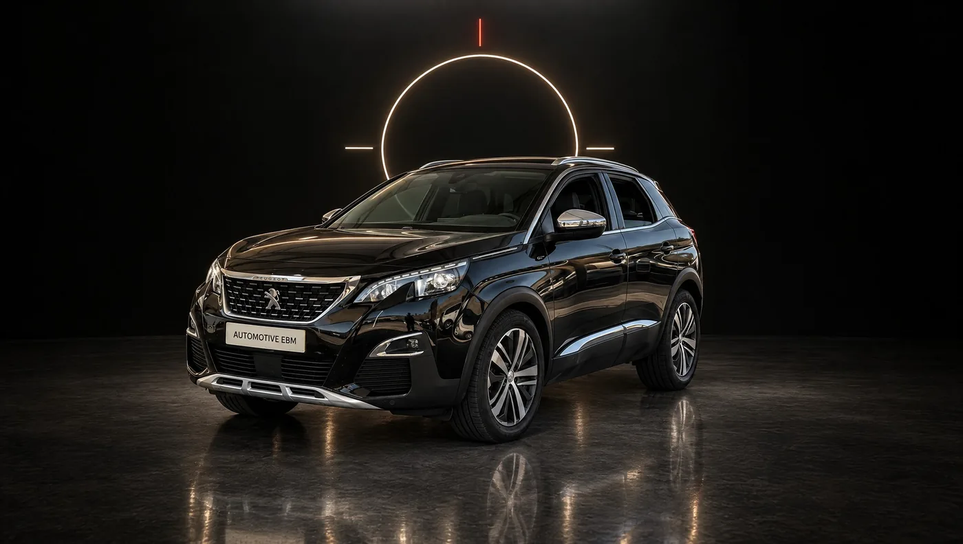 Le Peugeot 3008 GT noir, au studio du Repère