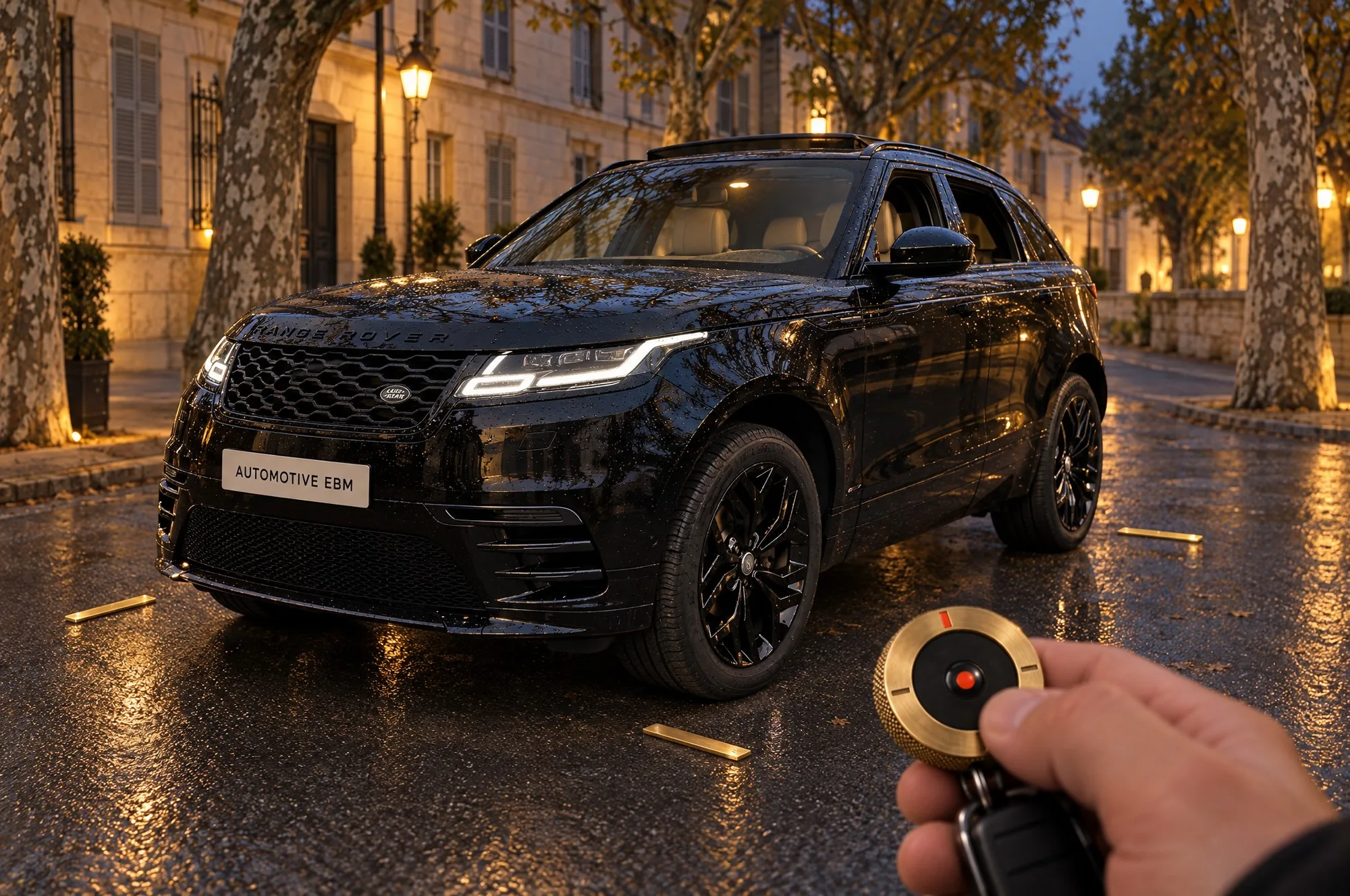 La remise à Nîmes : la voiture, les quatre index de laiton, la clé