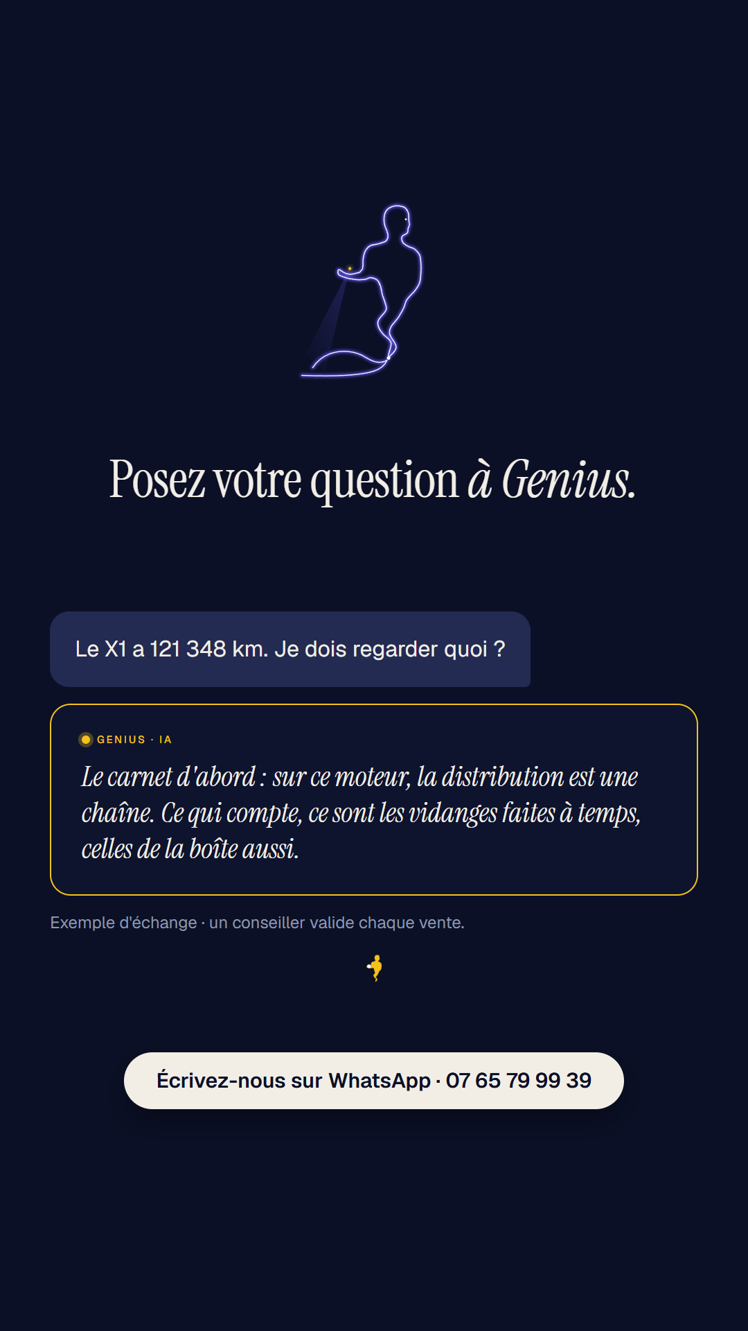 Story : posez votre question à Genius