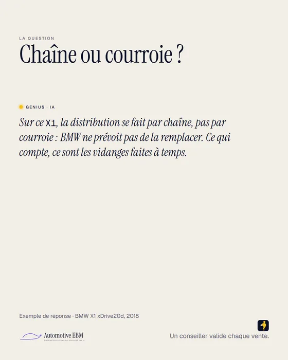 Publication : Chaîne ou courroie ?