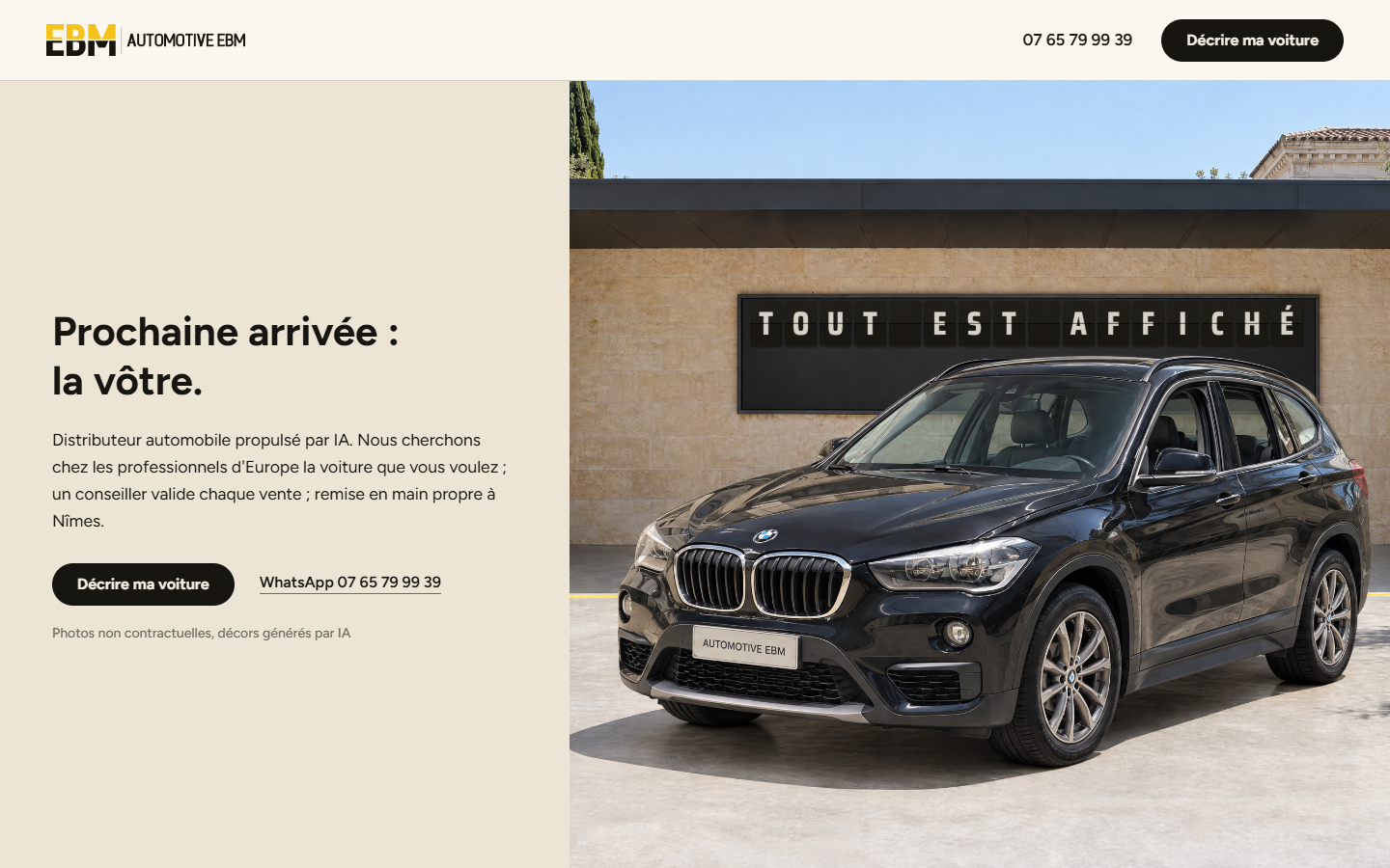 Accueil du site, ordinateur